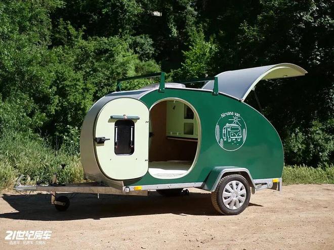 式浪漫！Nirvana Van自行车移动小窝不朽情缘首页29万元起54kg水滴房车的法(图4)